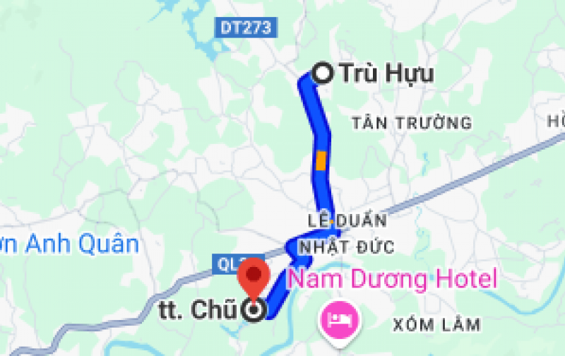 Bán đất SIÊU HIẾM xã Trù Hựu. Thị trấn Chũ. Dt: 661m2.Giá:680 triệu. Sổ đỏ cất két.